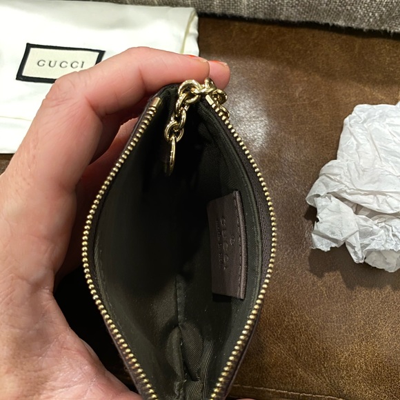 Gucci Brown Leather Key Case - Picture 6 of 8